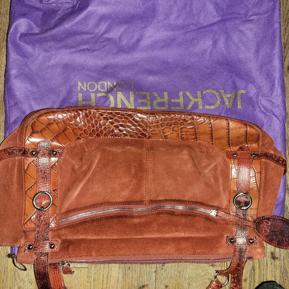 Furla all suede designer bag - Picture 3 of 8